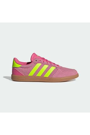کفش اسنیکر صورتی زنانه بند دار adidas - کد 881630702