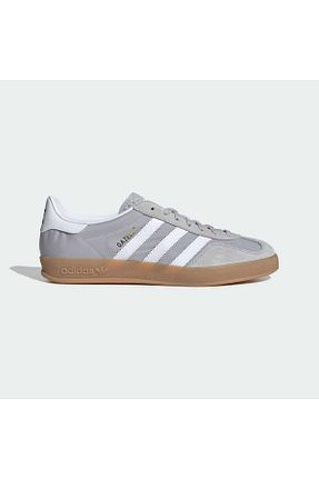 کفش اسنیکر طوسی زنانه بند دار adidas - کد 890570987