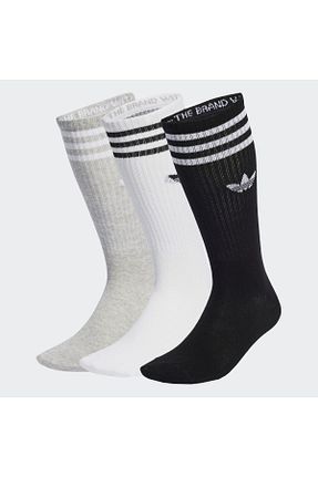 جوراب سفید زنانه پنبه ای adidas - کد 864767492