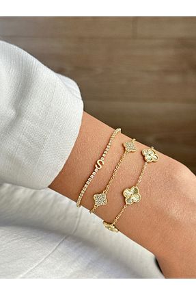 دستبند استیل (فولاد) زرد زنانه استیل (فولاد) YOUES JEWELRY - کد 930156823