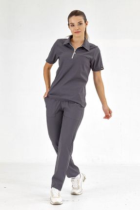 لباس کار طوسی ÇİZGİ MEDİKAL - کد 762924219