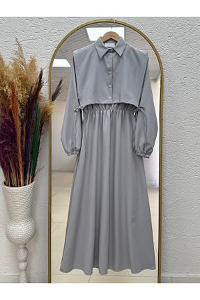 لباس حجاب رنگی زنانه اورسایز MİHRA STORE - کد 940986209