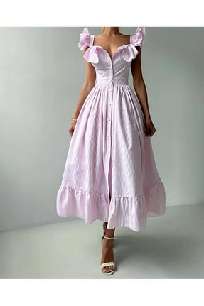 لباس صورتی زنانه بافتنی Castivo Fashion - کد 937994676