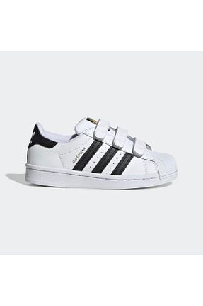 کفش اسنیکر سفید بچه گانه پارچه ای adidas - کد 36295724