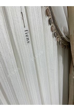 پرده توری طلائی ریل دار ilkbir - کد 378613685
