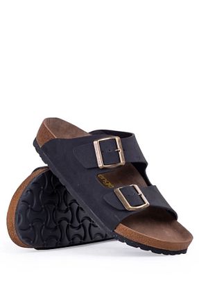 دمپائی مشکی زنانه نبوک Slazenger - کد 98378119