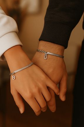 دستبند استیل (فولاد) زنانه استیل (فولاد) EFAYNU - کد 886050057