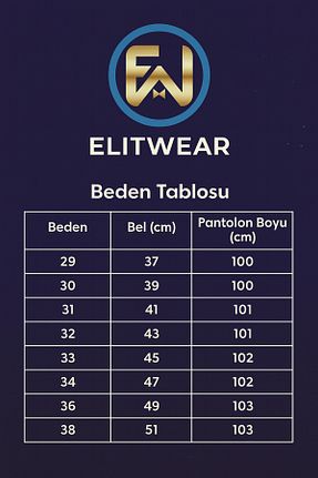 شلوار جین مشکی مردانه پاچه تنگ ElitWear - کد 128132193