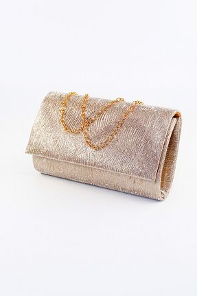 کیف مجلسی زرد زنانه پارچه ای KEEBA - کد 937574173