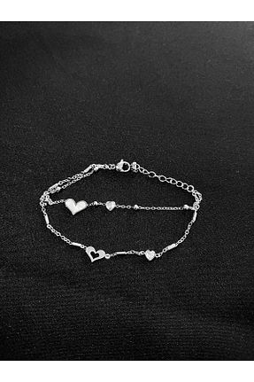 دستبند استیل (فولاد) متالیک زنانه استیل (فولاد) barry accessory - کد 925054193