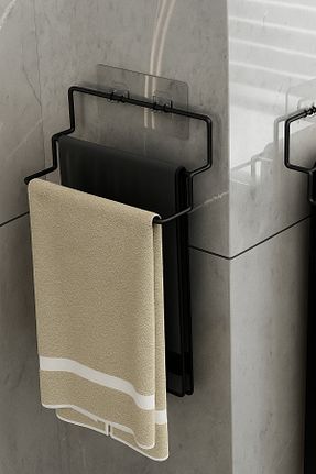 آویز حمام مشکی ELAMOUR - کد 946402366