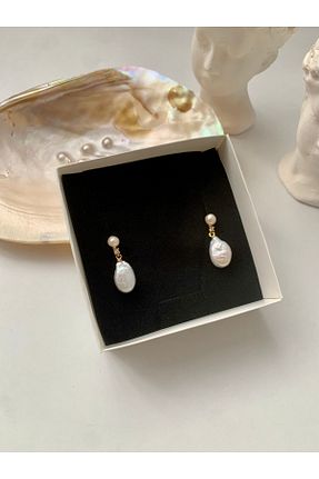 گوشواره مروارید سفید JOVİ ATELİER - کد 943404854