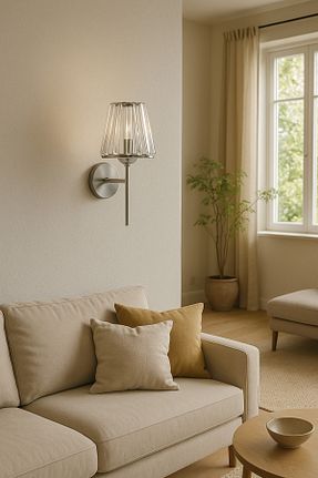 چراغ دیواری بژ فلزی retro home design - کد 809290899