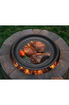 ماهیتابه مشکی 1 پارچه COOK-LAB - کد 832138490