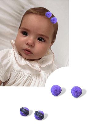 گیره سر بنفش بچه گانه الاستودین Takıştır - کد 949892485