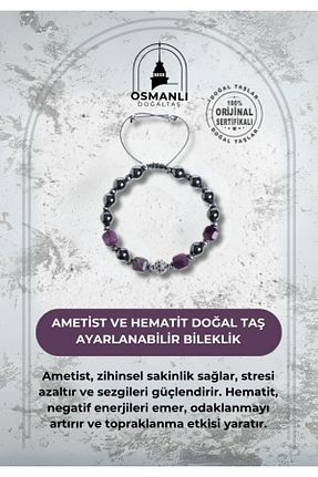 دستبند جواهر آبی زنانه سنگ طبیعی OSMANLI DOĞAL TAŞ - کد 948036003