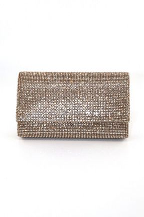 کیف مجلسی زرد زنانه پارچه ای KEEBA - کد 923987910