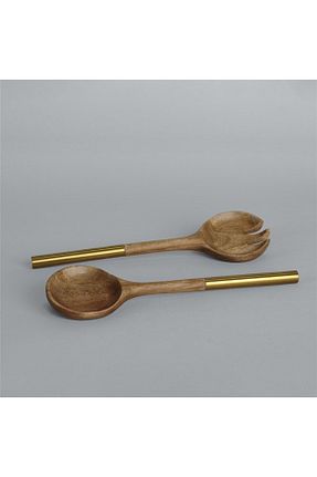 ست پذیرائی قهوه ای چوب Linens - کد 885961065