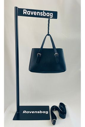 کیف دوشی مشکی زنانه چرم مصنوعی ravensbag - کد 937524748