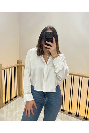 پیراهن سفید زنانه اورسایز JOYKEEPER - کد 901254091