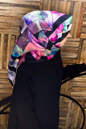روسری سرمه ای İpek Tivil Vissona - کد 869507414