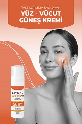 کرم ضد آفتاب بدن SPF 50 + Livray - کد 856091472