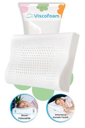 بالش سفید پلی استر ویسکوز پنبه Viscofoam - کد 2973442
