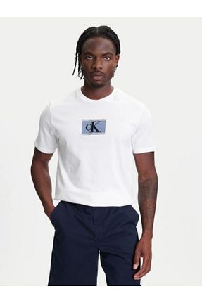 تیشرت سفید مردانه رگولار Calvin Klein - کد 946611344