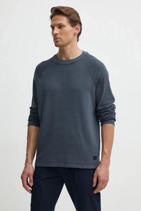 سوئیشرت مشکی زنانه ساده Calvin Klein - کد 874361760