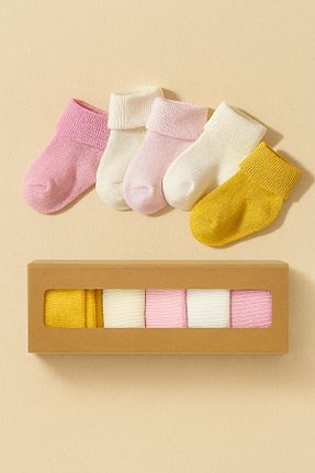 جوراب رنگی بچه گانه پنبه ای mia mia - کد 940269172