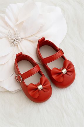 پاپوش قرمز بچه گانه بافت mia mia - کد 938883998