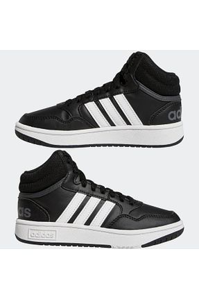 کفش اسنیکر مشکی بچه گانه بند دار adidas - کد 238035106