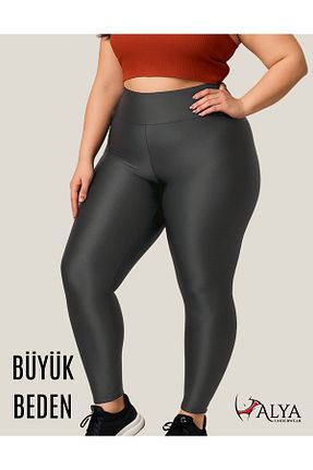 ساق شلواری سایز بزرگ طوسی زنانه بافتنی ALYA UNDERWEAR - کد 946715642