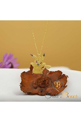 گردنبند نقره طلائی زنانه 925 عیار Takı Boom - کد 61649916