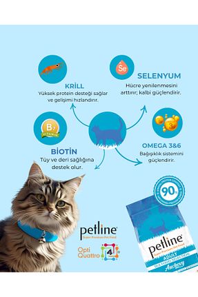 غذای خشک گربه خیر Petline - کد 733996140
