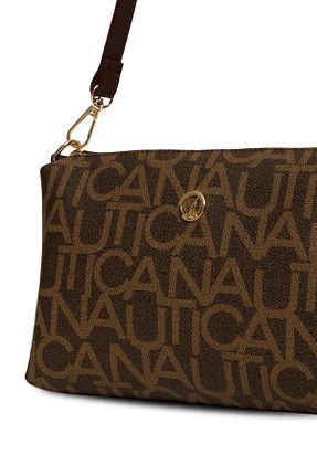 کیف دوشی قهوه ای زنانه چرم مصنوعی Nautica - کد 936653537