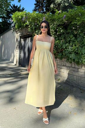 لباس زرد زنانه بافتنی oshebu - کد 947081155