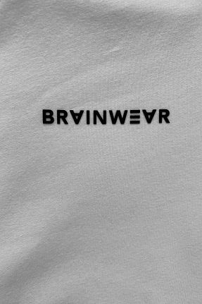 تیشرت سفید مردانه رگولار BRAINWEAR - کد 950585571