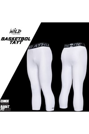 ساق شلواری اسپرت سفید مردانه 3/4 Boy Wild Athletic Sports - کد 679294166