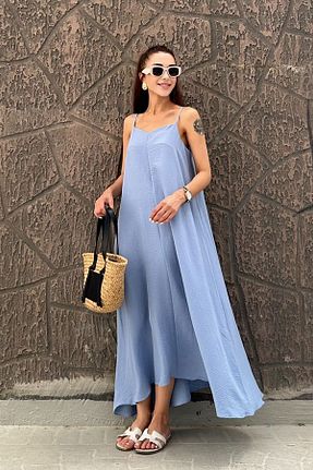 لباس آبی زنانه بافتنی Genel Markalar - کد 839284330