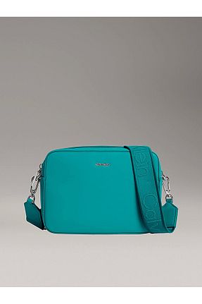 کیف دوشی سبز زنانه چرم مصنوعی Calvin Klein - کد 941348654