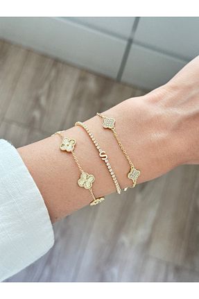 دستبند استیل (فولاد) زرد زنانه استیل (فولاد) YOUES JEWELRY - کد 949637409