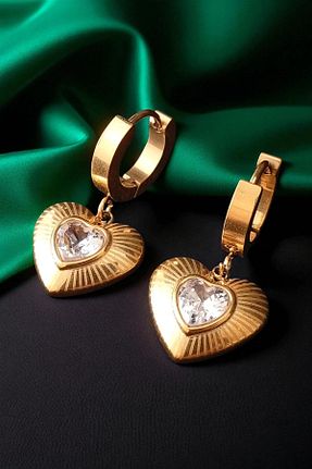 گوشواره جواهر طلائی زیرکن Serenita Mare - کد 949787638