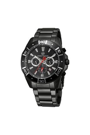ساعت مچی مشکی مردانه 45 میلی متر Sergio Tacchini - کد 86189105