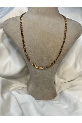 گردنبند استیل ( فولاد ) زرد زنانه Fam&Co Jewelry - کد 949926951