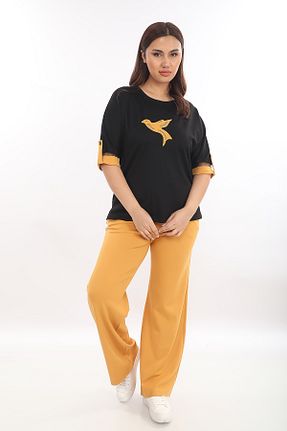 ست بالاتنه و پائین تنه رنگی زنانه بافت EXİTLİNE - کد 949926857