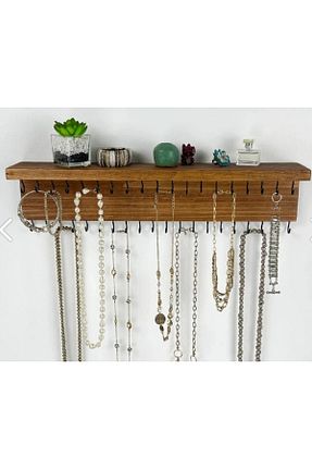 آویز قهوه ای چوب lordecollection - کد 950220072