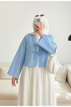 پیراهن حجاب آبی زنانه رگولار Giyim Gezegeni - کد 950223631