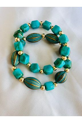 دستبند جواهر فیروزه ای زنانه COCOSH TAKI - کد 950457923