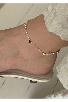 خلخال نقره طلائی KİLİGİSTANBUL - کد 950551942